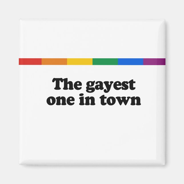 Gayest i stan magnet (Framsidan)