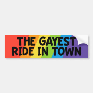 Gayest-riden i HBT-högkvarteret Gay pride Bildekal