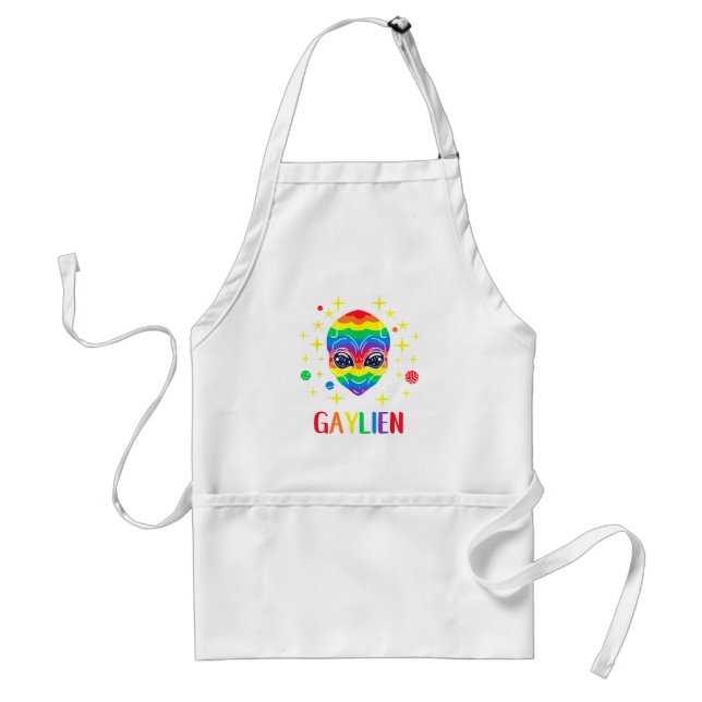 Gaylien Gay pride Förkläde (Framsidan)