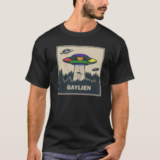 Gaylien Gay pride T Shirt
