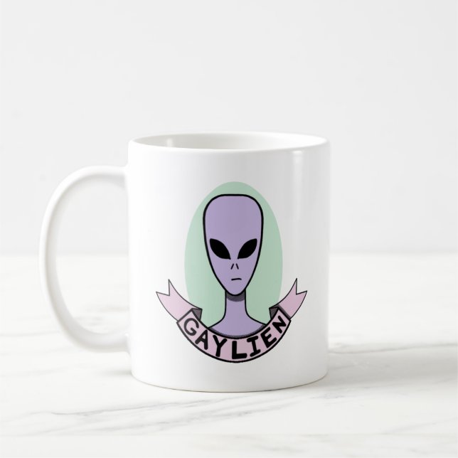Gaylien [MUGG] Kaffemugg (Vänster)