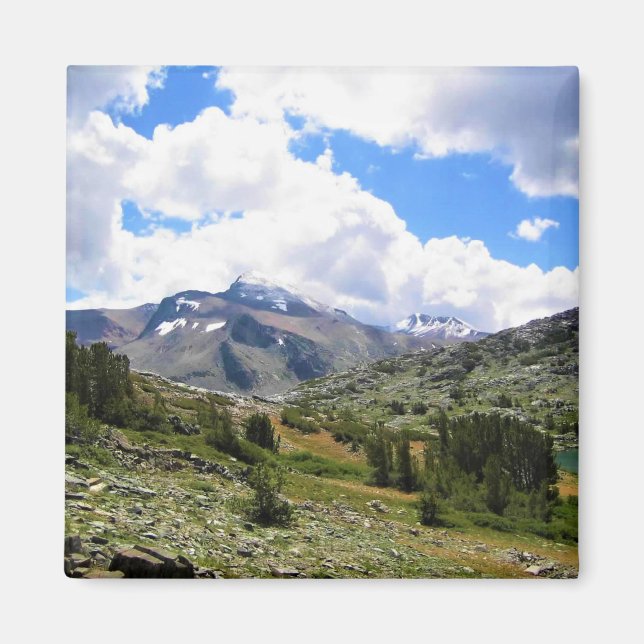 Gaylor Sjöar Trail, Tioga Pass, Yosemite, CA Magnet (Framsidan)