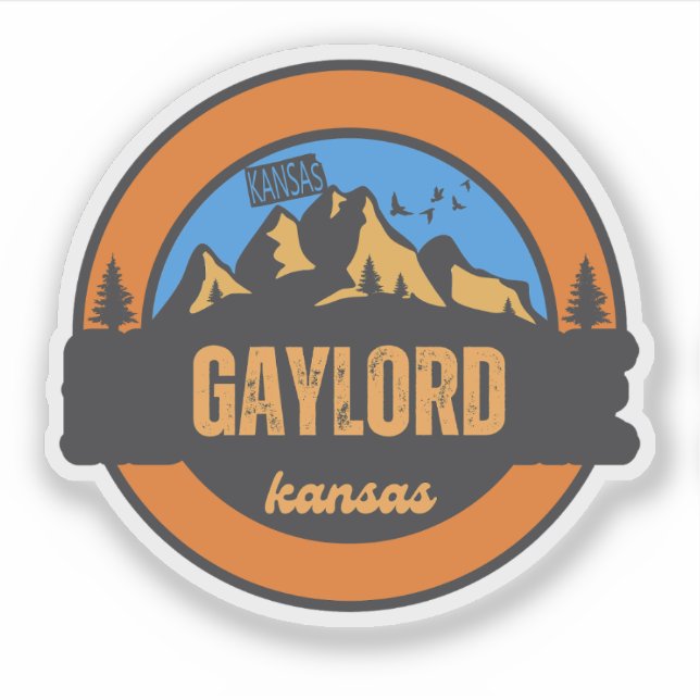 Gaylord, Kansas Klistermärken (Framsida)