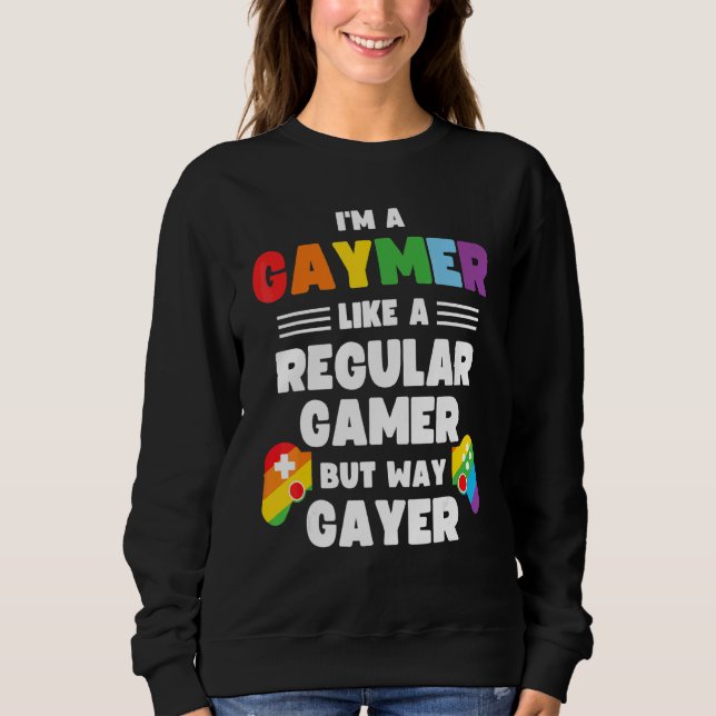 Gaymer Gay Gamer Lgbt Pride Rainbow Controller Ga T Shirt (Framsida)