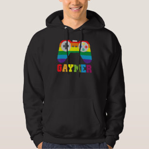 Gaymer Gay Gamer Rainbow Lgbt Lesbisk Game Console Hoodie