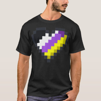 Gaymer LGBT Retro Pride Gender Icke-binär spelspel T Shirt