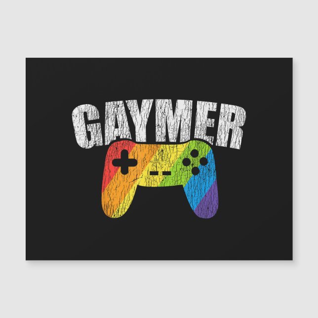 Gaymer Rainbow Flagga Gaming Lesbisk Gay Bisexual  (Framsida)