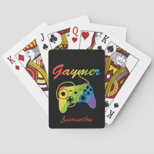 Gaymer Regel för regnbågsvideospel Spelande Casinokort