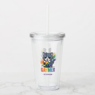 Gaymer - Regnbågsspel med konsol HBT TQ 2 Take Away Mugg