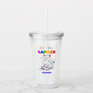 Gaymer - Regnbågsspel med konsol LGBTQ Take Away Mugg
