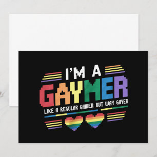 Gaymer som en vanlig spelspelare men som en Gayer Inbjudningar