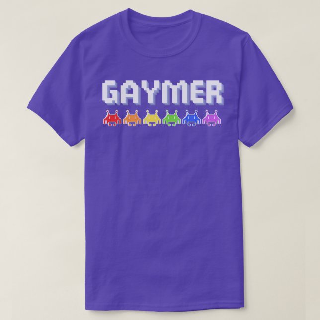 Gaymer T Shirt (Design framsida)