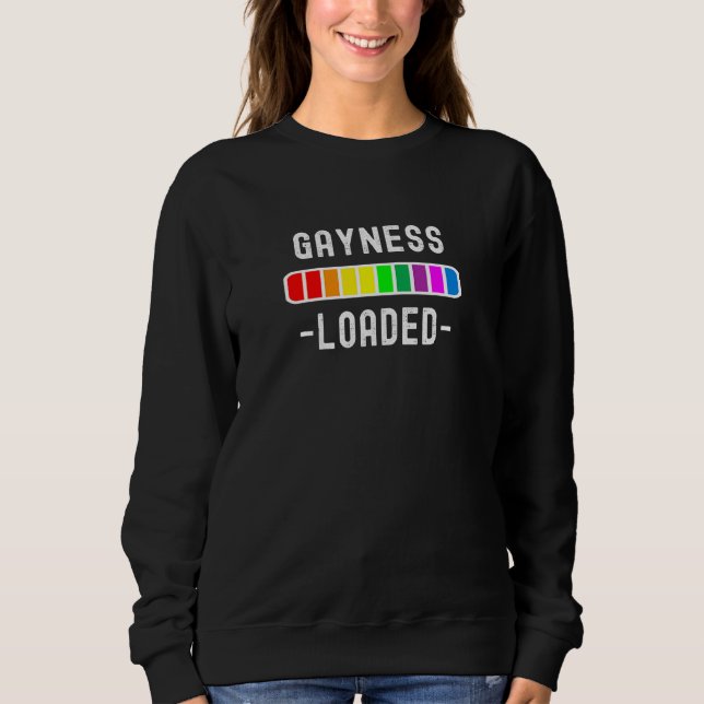 Gayness Loaded Pro Lgtbq Progress-Pub Upliiting Pr T Shirt (Framsida)