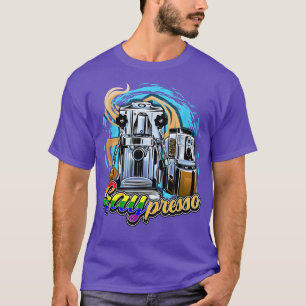 GAYpresso Rainbow Vintage Coffee Espresso LGBT Pri T Shirt