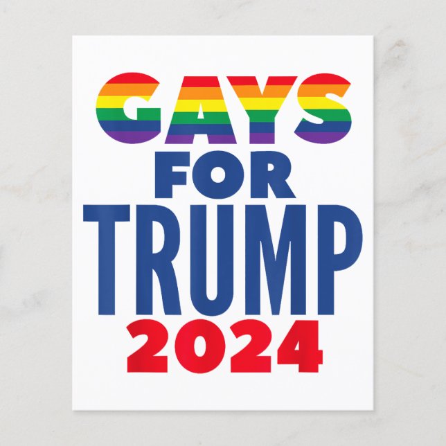 Gays for Trump 2024 Val (Framsida)
