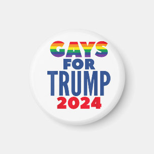 Gays for Trump 2024 Val Magnet