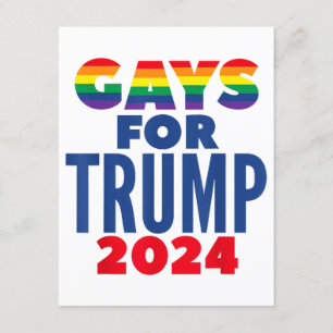 Gays for Trump 2024 Val Tilläggskort