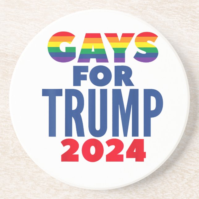 Gays for Trump 2024 Val Underlägg (Framsidan)