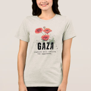 Gaza Anemon Blommor T-shirt – Rättvisa