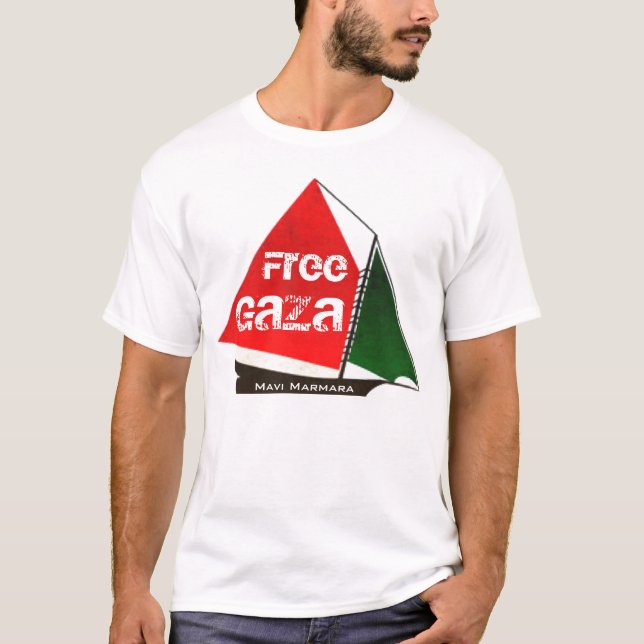 Gaza flottilj t-shirt (Framsida)