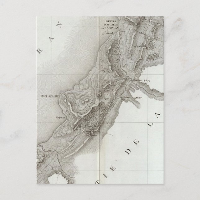 Gaza, Israel Vykort (Framsida)