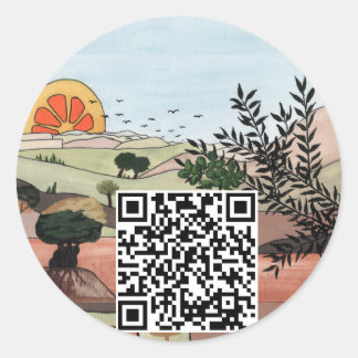 Gaza Sticker Runt Klistermärke