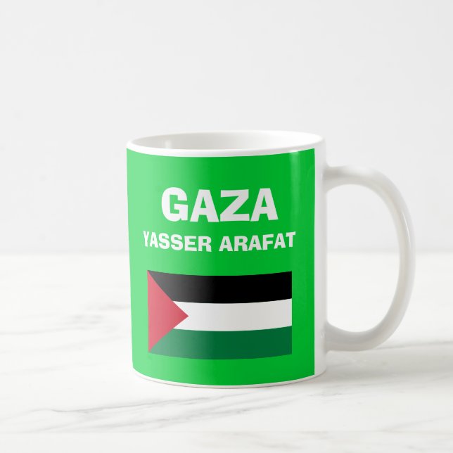 Gaza Strip* Yasser Arafat GZAInternational Kaffemugg (Höger)