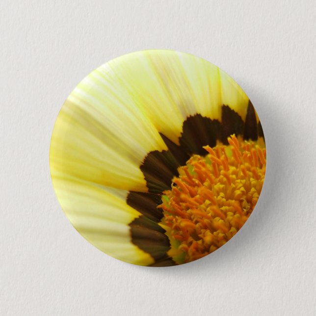 Gazania Flower Button Knapp (Framsida)