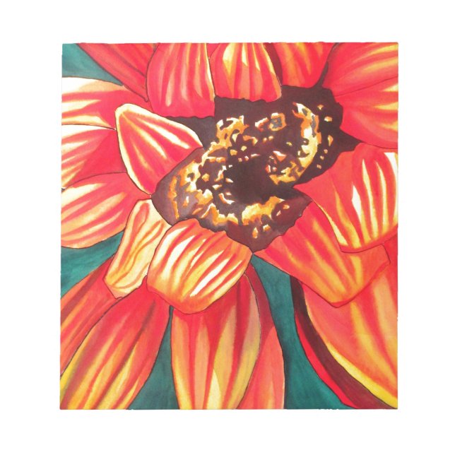 Gazania ökenblomma konst av Sacha Grossel Anteckningsblock (Framsida)