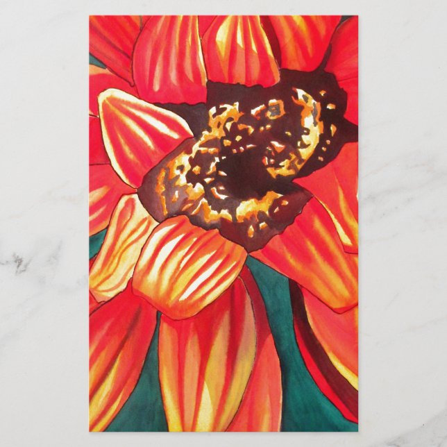 Gazanias blomkonst av Sacha Grossel (Framsida)