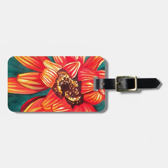 Gazanias blomkonst av Sacha Grossel Bagagebricka (Horisontell Framsida)