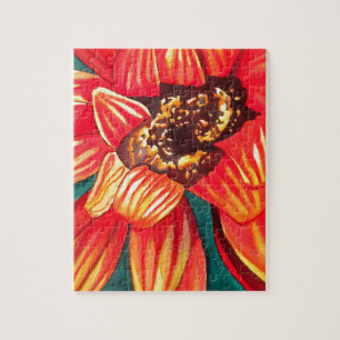 Gazanias blomkonst av Sacha Grossel Pussel