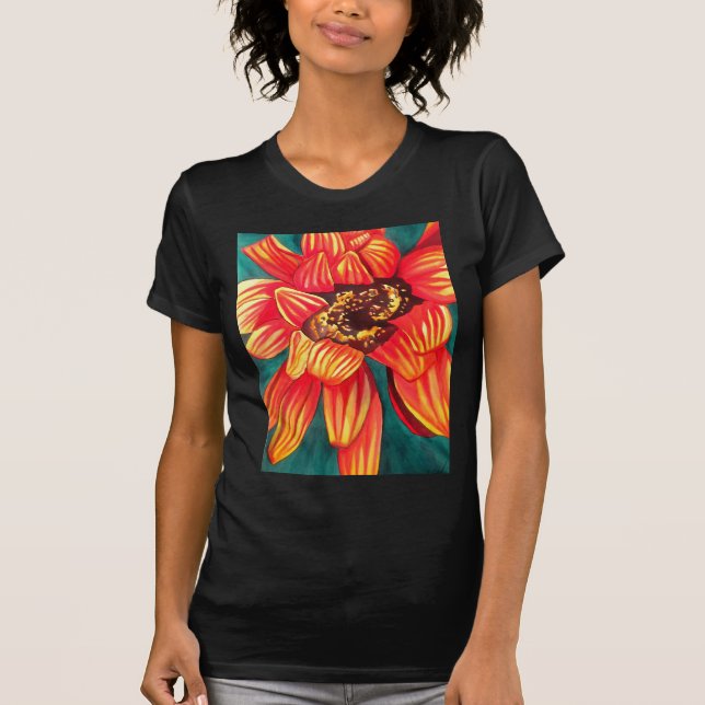 Gazanias blomkonst av Sacha Grossel T Shirt (Framsida)
