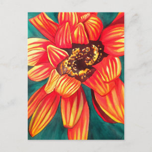 Gazanias blomkonst av Sacha Grossel Vykort