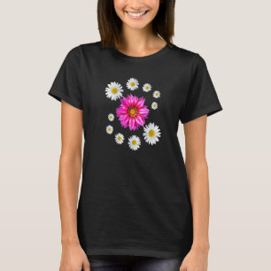 Gazanias Daisy Blommönster Gazania Daisy Blommar T Shirt