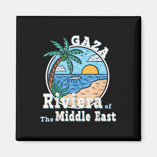 Gazaremsan Riviera i Mellan östern Magnet (Framsidan)