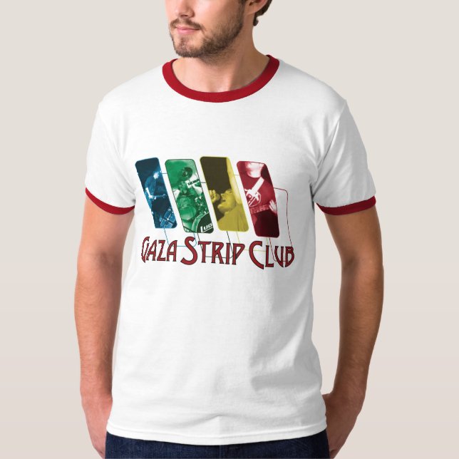 GazaremsanklubbCollage Tee (Framsida)