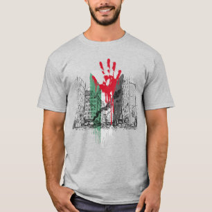 Gazas tragedi – Palestinsk solidaritet T-shirt