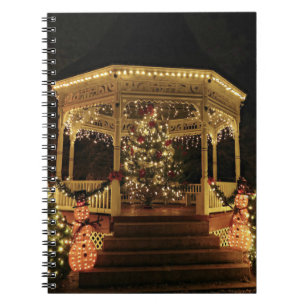Gazebo Drappad till jul Anteckningsbok