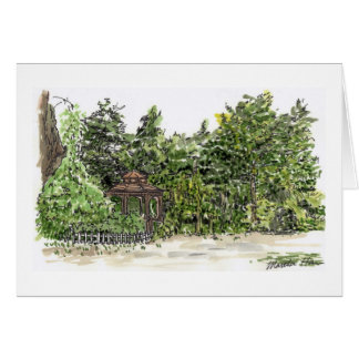 Gazebo i Long Beach Peninsula Cards Hälsningskort