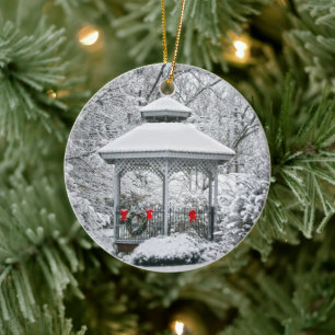 Gazebo i Ornament Snö Metall