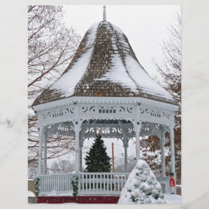 Gazebo i Snö