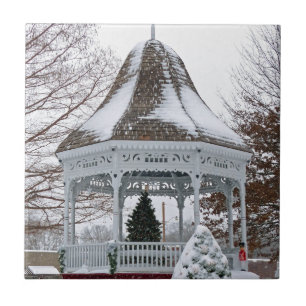 Gazebo i Snö Kakelplatta