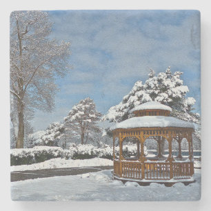 "GAZEBO IN SNÖ" STENUNDERLÄGG