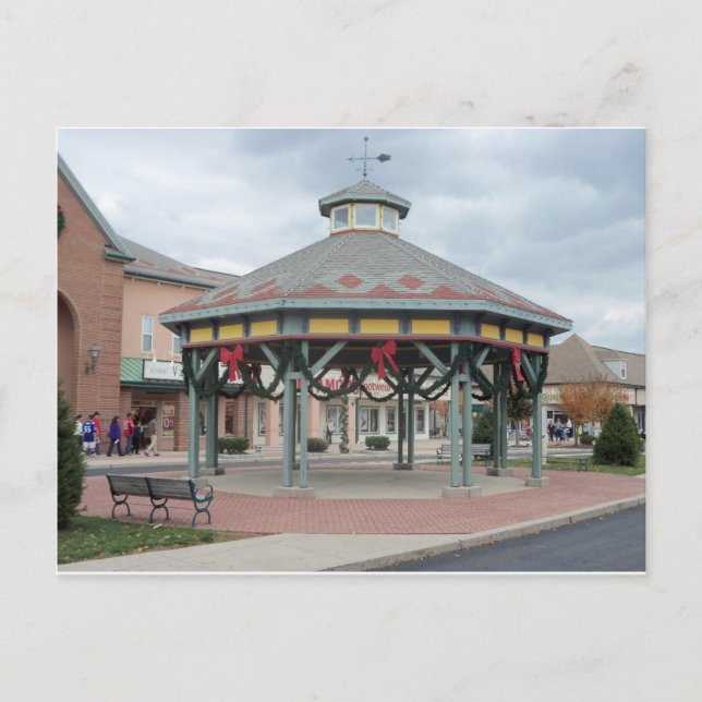 Gazebo Near Gettysburg Vykort (Framsida)