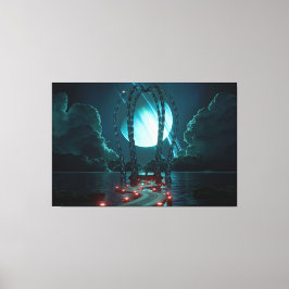 Gazebo (Night) Canvastryck