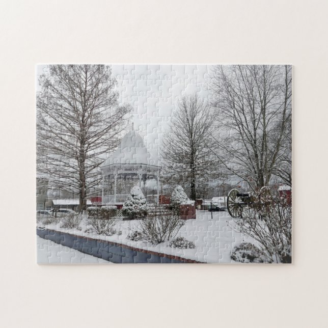 Gazebo och Cannon Pussel (Horisontell)