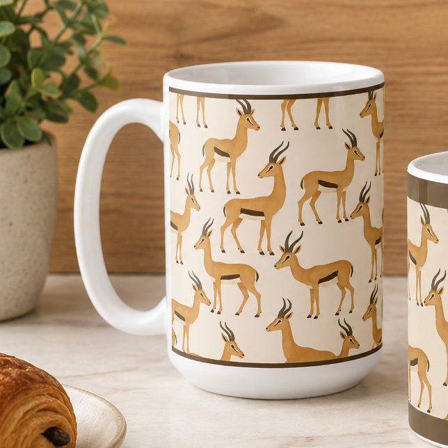 "GAZELL" 15 OZ. KAFFE KAFFEMUGG (Skapare uppladdad)