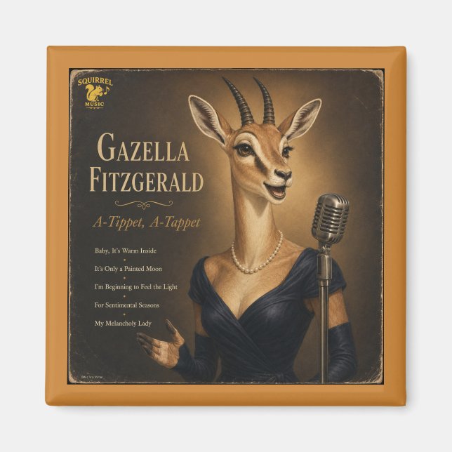 Gazella Fitzgerald Album: en Parodi Magnet (Framsidan)