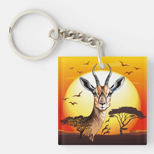 Gazelle African Antelope Vild Animal (Framsidan)